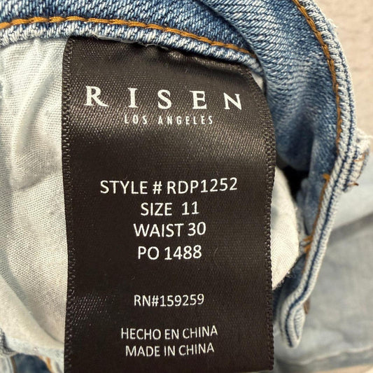 Vintage Y2K 2000's Women's RISEN Faded Wide Leg Jeans