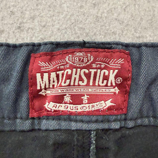 Matchstick Black Denim Cargo Pant, size W39 – photo 2 of 7