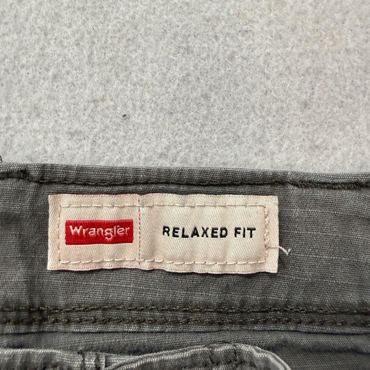 Vintage Y2K 2000's Wrangler Grey Faded Baggy Cargo Pants