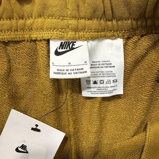 Vintage Y2K 2000's Nike Olive Mustard Baggy Shorts