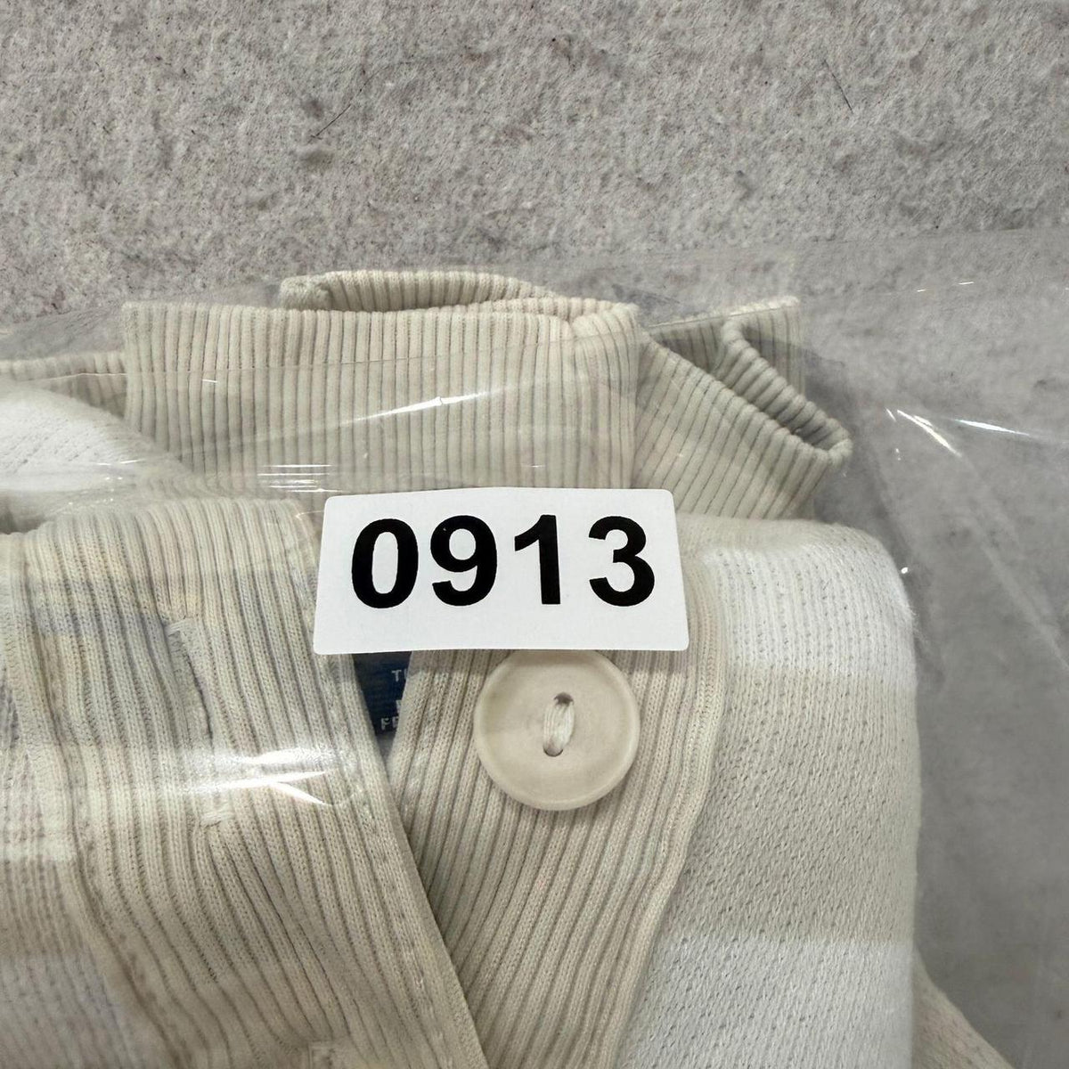Vintage Y2K 2000's American Eagle Cream Striped Oversized Sweatshirt