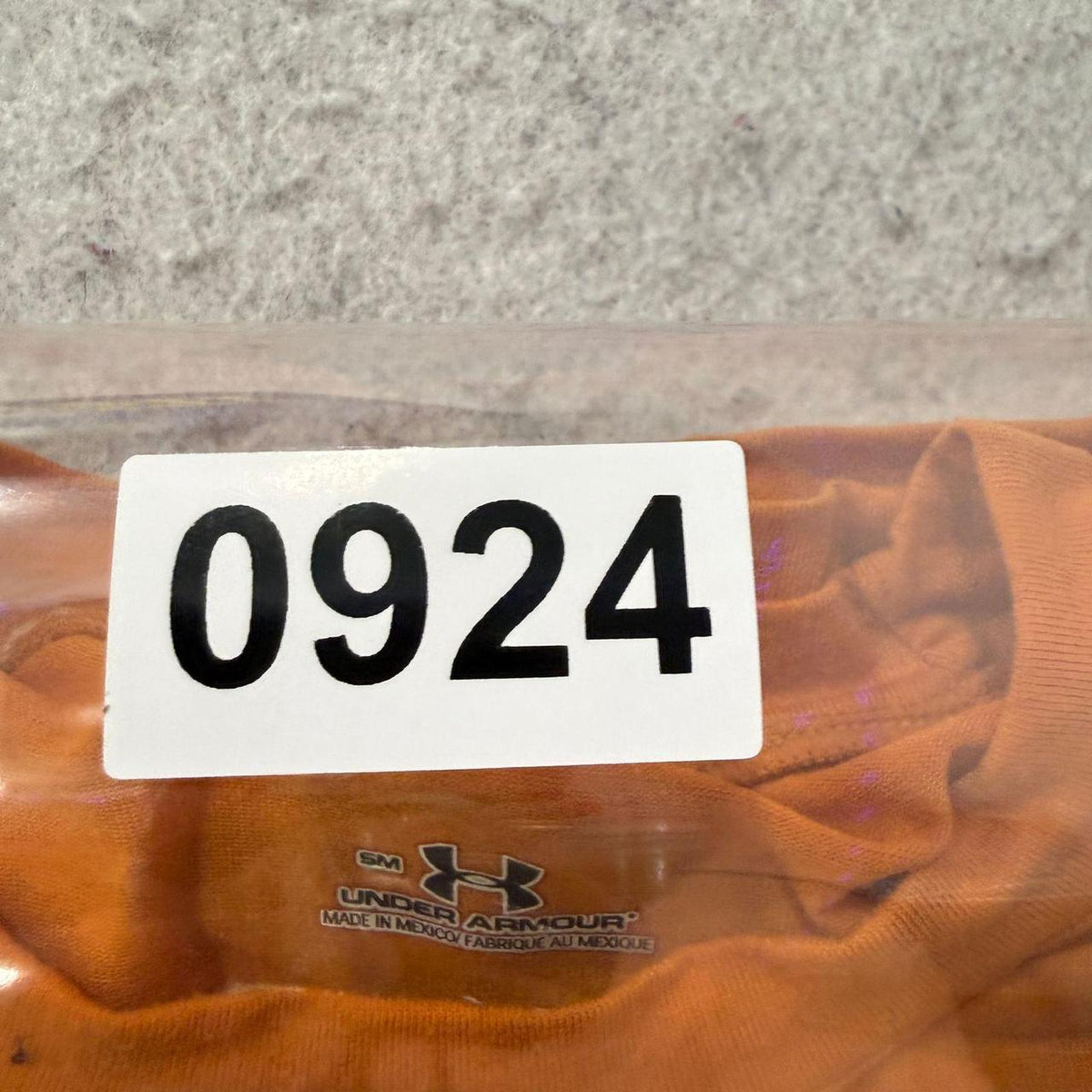 Vintage Y2K 2000's Under Armour Orange Blank Boxy Tee
