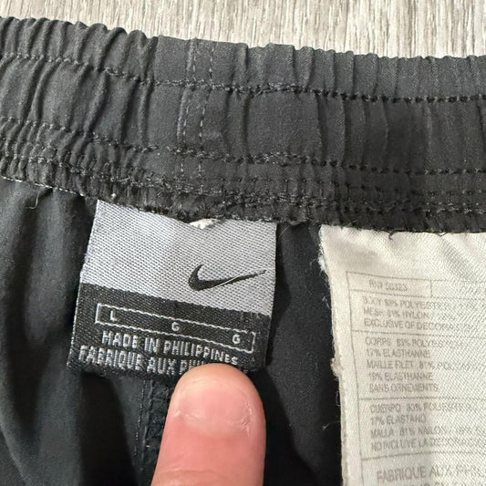 Vintage Y2K 2000's Nike Black Baggy Track Pants