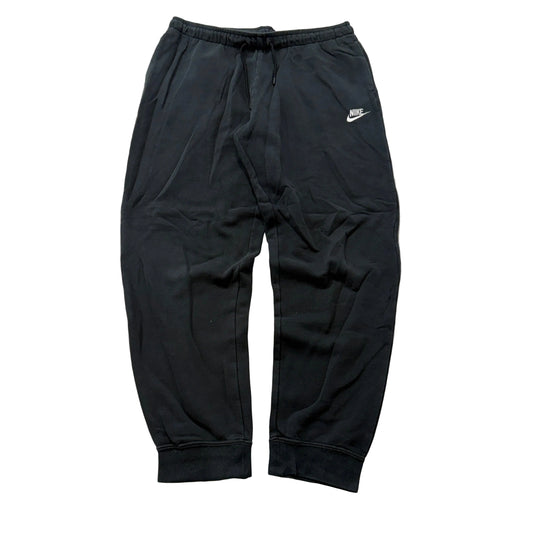 Nike Club Fleece Jogger Sweatpants Men's Black Cuffed Drawstring Size M photo 1