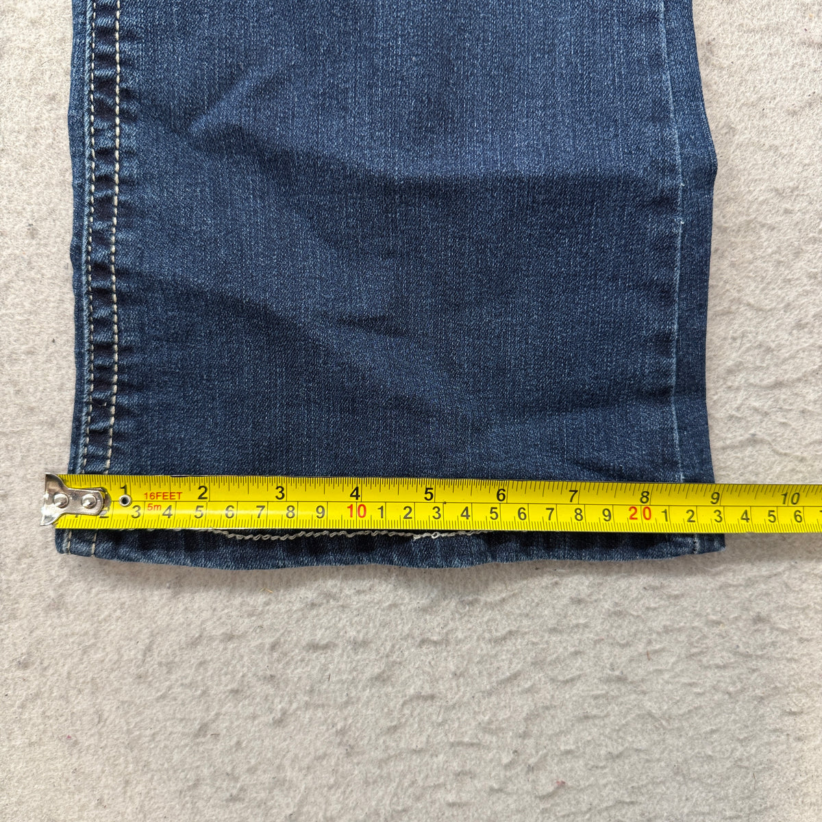 Wallflower Luscious Curvy Bootcut Jeans Women's Dark Wash Stitched Size 13 photo 7
