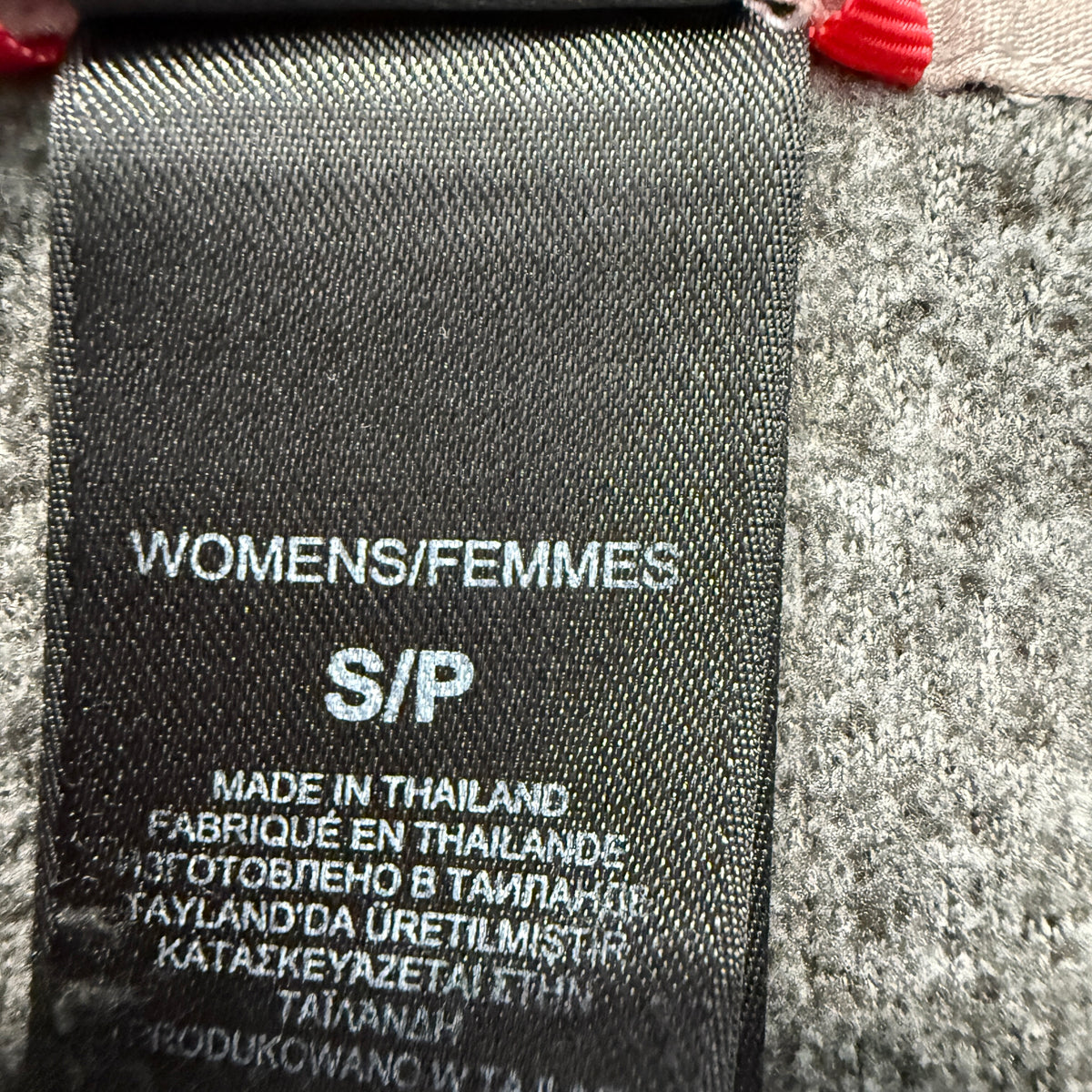 The North Face Womens Grey Fleece Full Zip Hoodie Size S photo 4