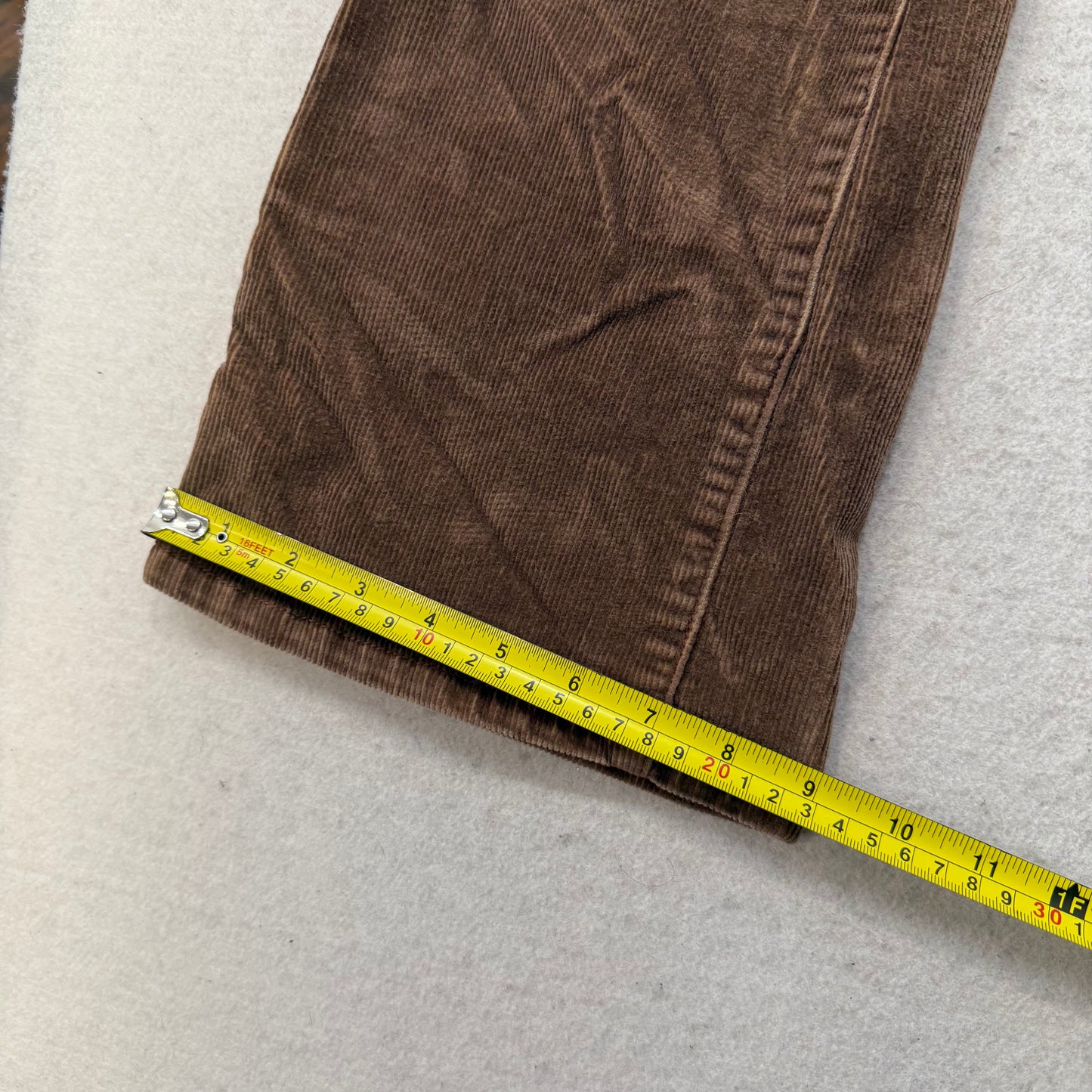 Levi's Strauss & Co 518 Superlow Women's Chestnut Corduroy Bootcut Pants Size 9M