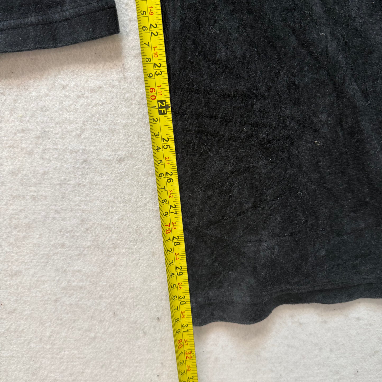 Juicy Couture Black Velour Tracksuit Set Zip Up Hoodie & Flared Pant Logo Size L