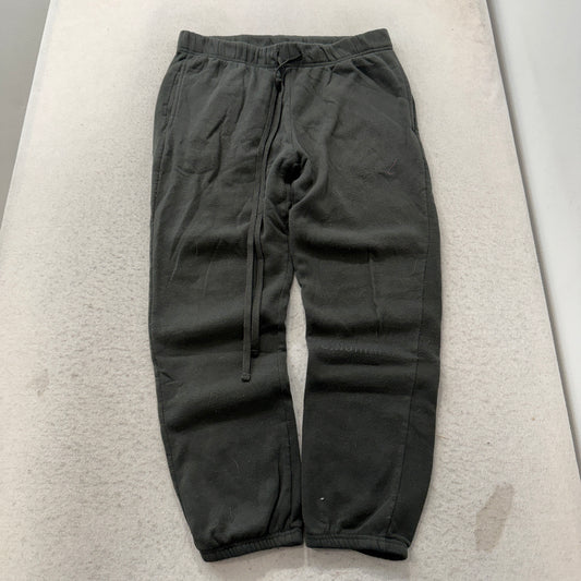 Originals Brooklyn Cloth Men's Black Fleece Sweatpants Pockets Drawstring Size M