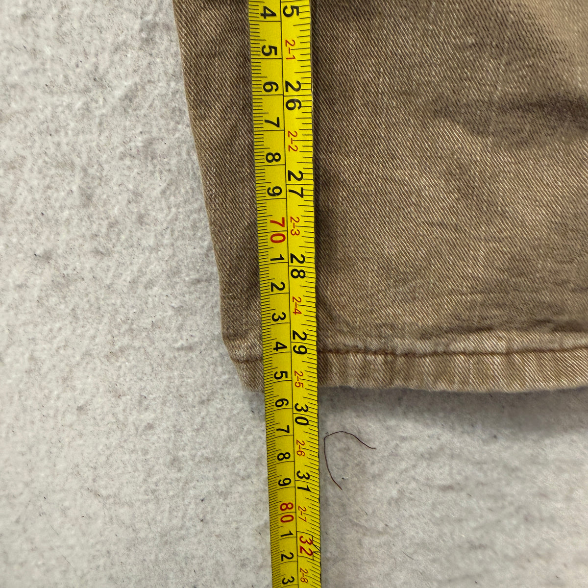 Lee Dungarees Men's Khaki Canvas Carpenter Pants Pockets Workwear Y2K Size W38
