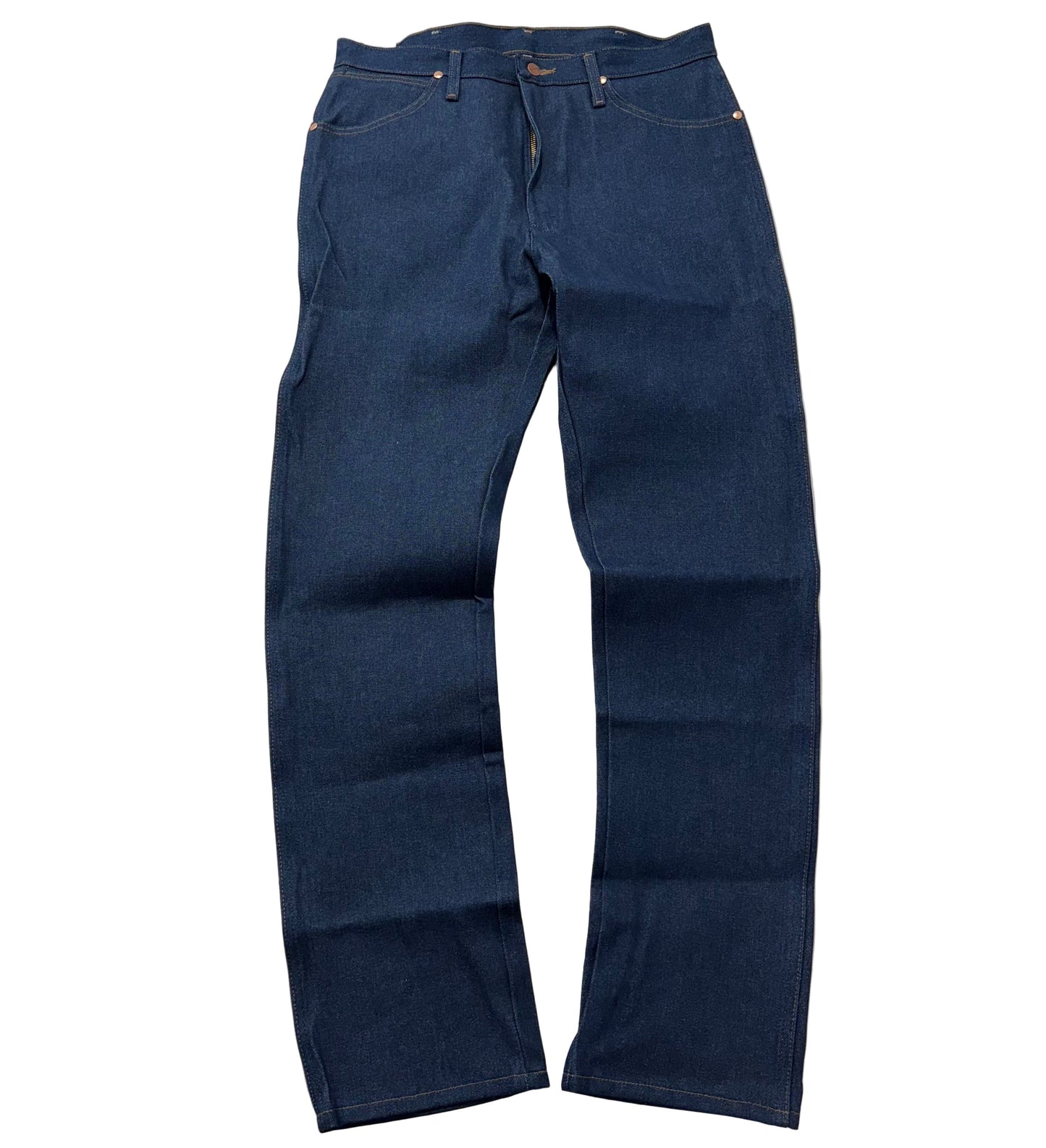 Wrangler Original Cowboy Cut 13MWZ Dark Indigo Blue Denim Jeans 100% Cotton Size 36x30