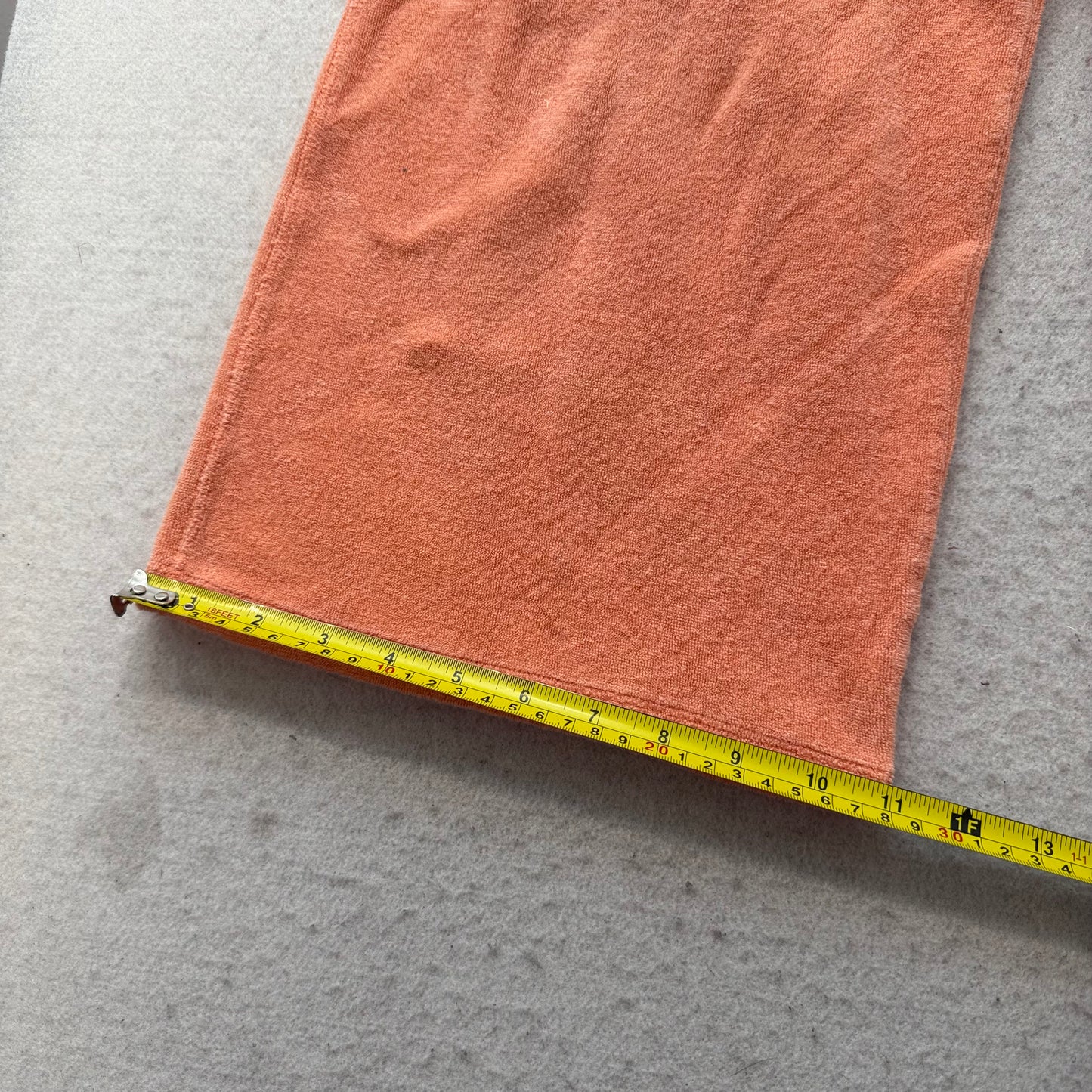 Terry cloth coral