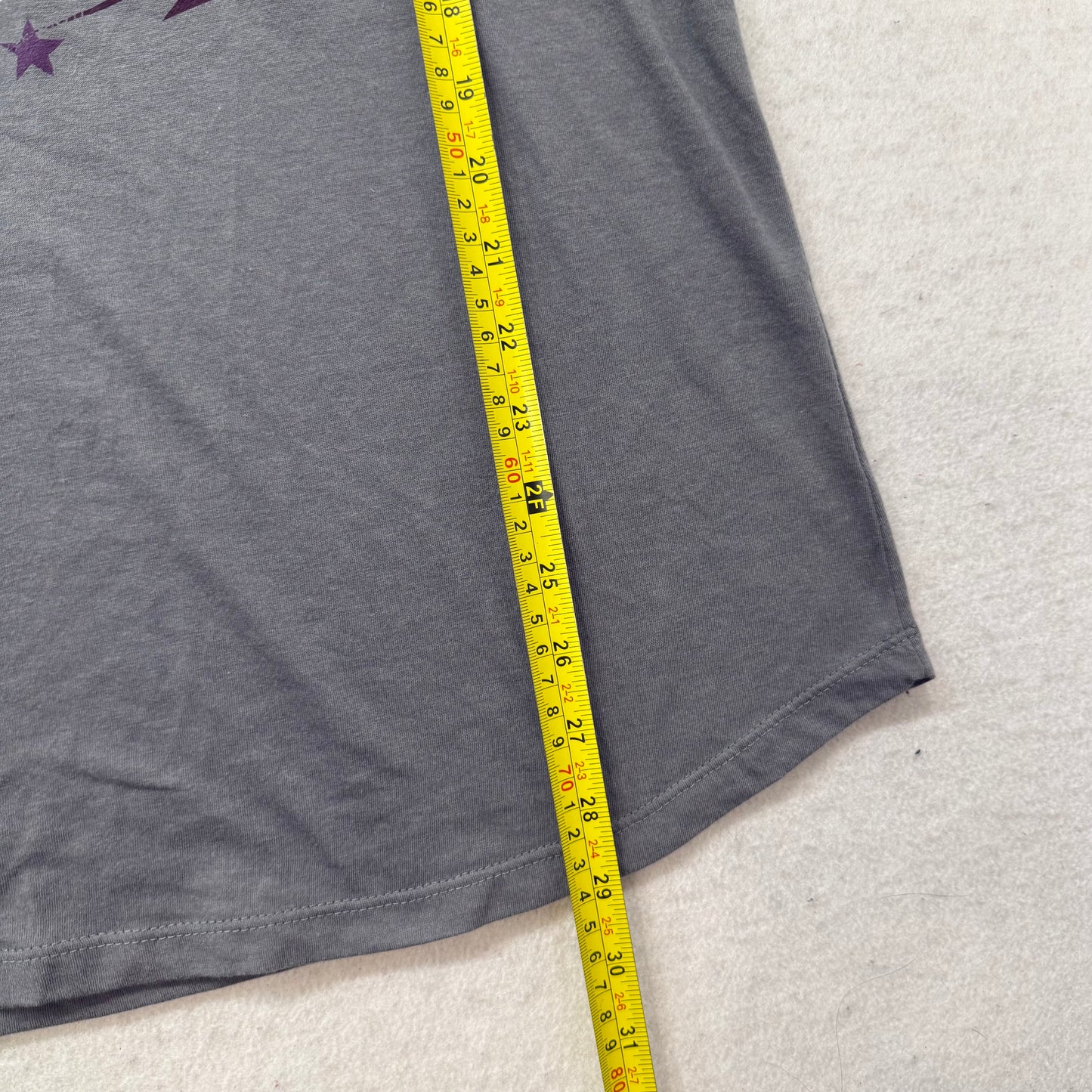 Harley-Davidson Women's Gray Purple Winged Graphic T-Shirt Raglan Sleeves Size L