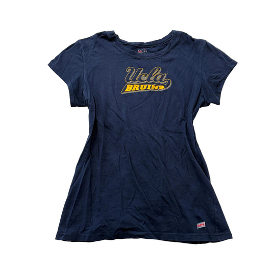 Soffe UCLA Bruins Women's Navy Blue T-Shirt Graphic Short Sleeve Casual Size L