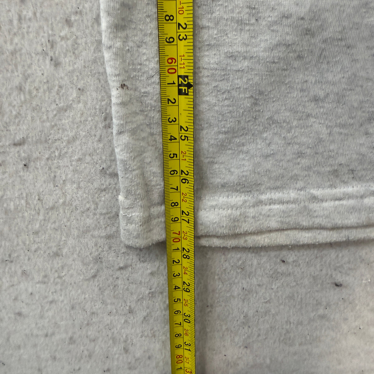 No Comment Men's Grey Fleece Cargo Sweatpants Drawstring Pockets Wide Leg Size L