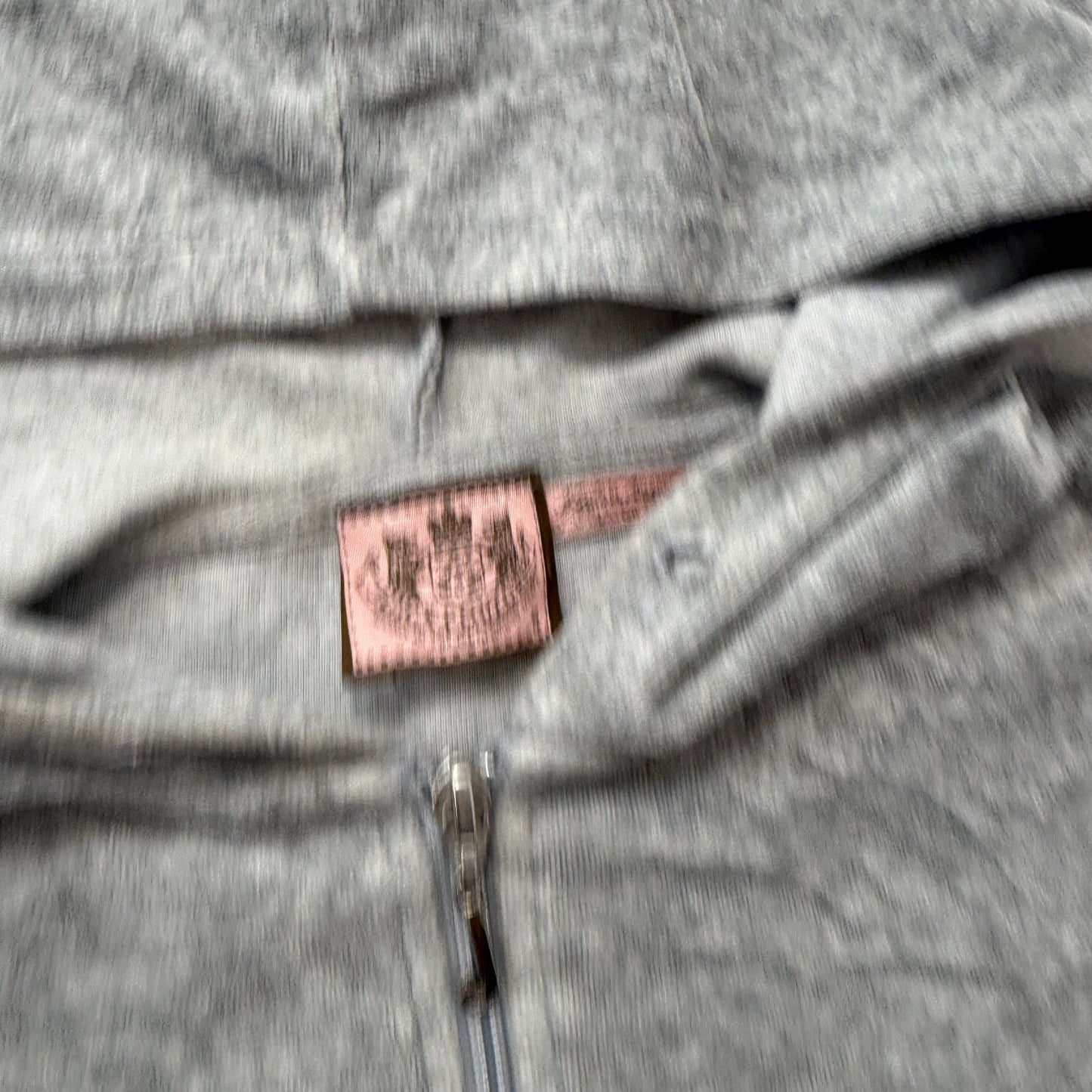 Juicy Couture Gray Velour Tracksuit Set Zip Up Hoodie & Flared Pants Y2K Size S