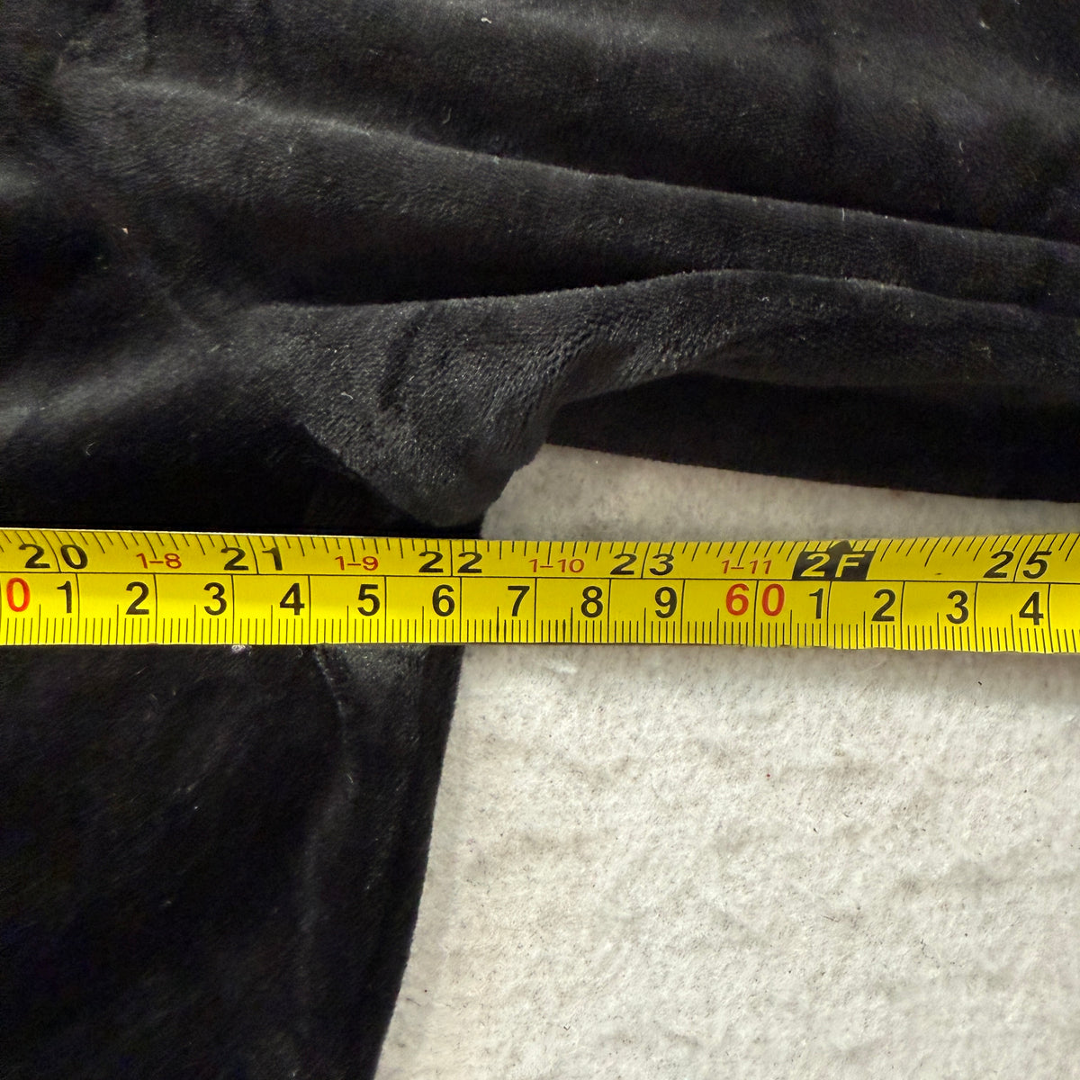 Juicy Couture Womens Black Velour Zip-Up Hoodie Pockets Rhinestone Logo Size 2XL