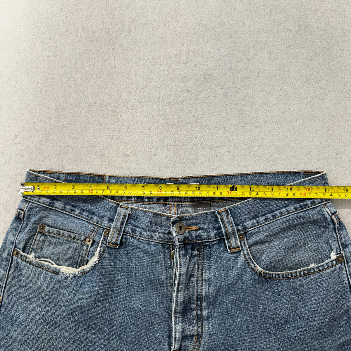 Urban Pipeline Medium Wash Denim Jeans Size 34x32 photo 4