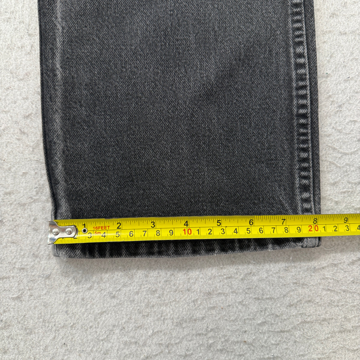 Wrangler Black Denim Cowboy Cut Jeans Size 34x32 photo 6