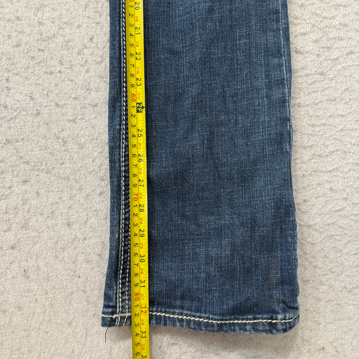 Adiktd Embellished Pocket Boot Cut Jeans Medium Wash Size 4 photo 6