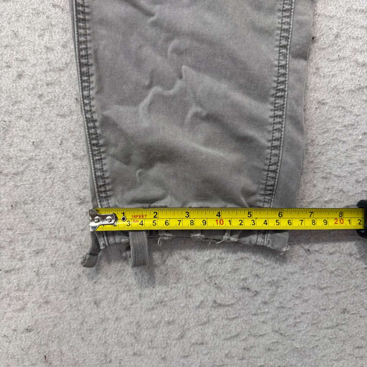 American Eagle Cargo Pants Men's Gray Utility Pockets Jogger Cuff Size 30x32 photo 7