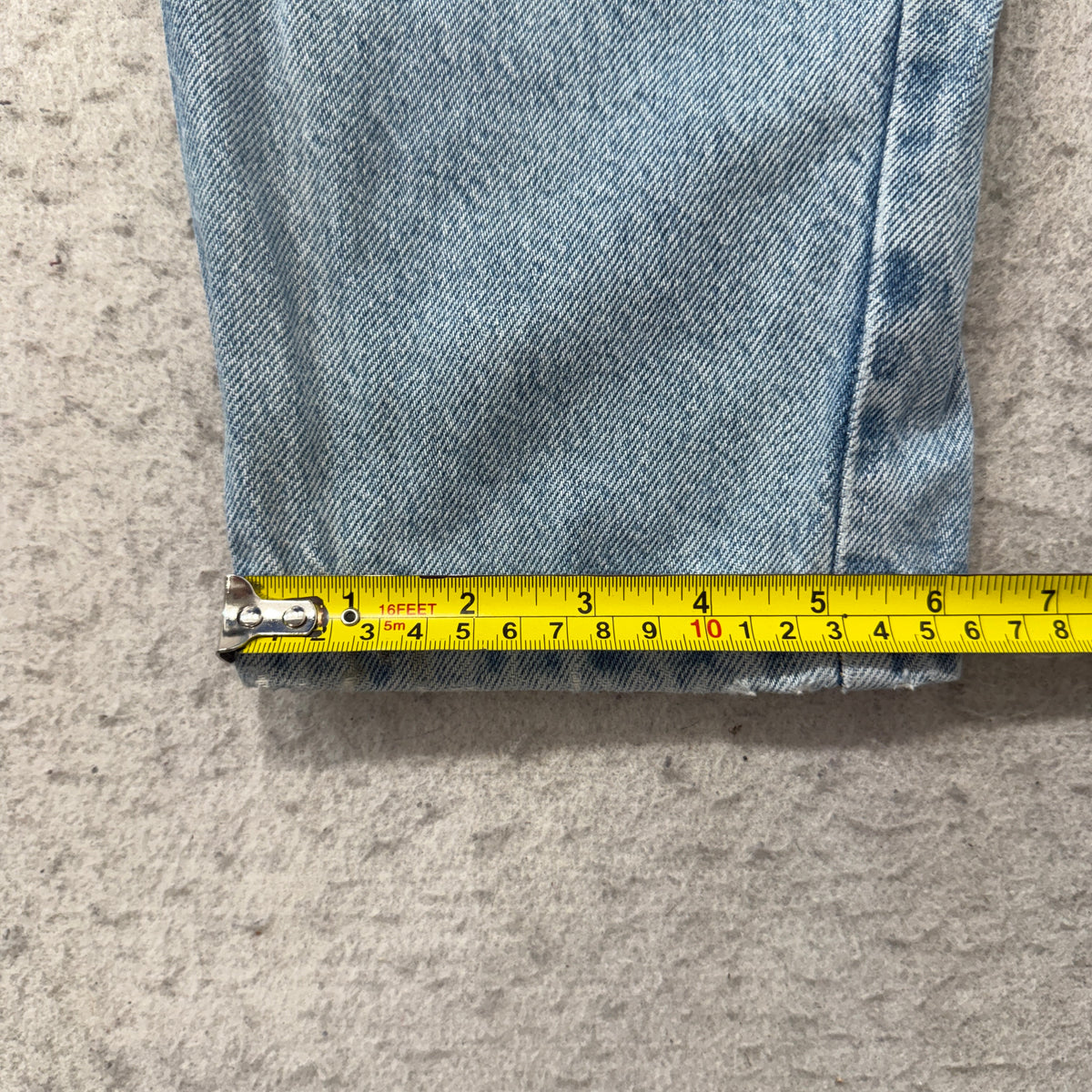 Vintage Cherokee Mom Jeans Women's Light Wash Tapered High Rise USA Made Size 12 photo 6