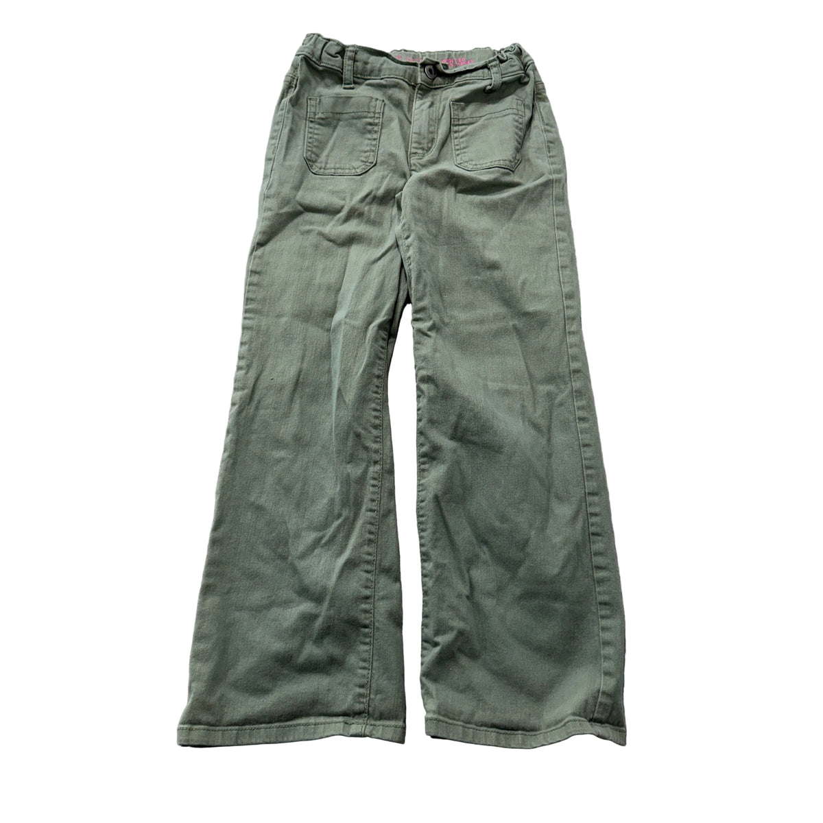 The Childrens Place Girls Green Wide Leg Pants Size 8 photo 1