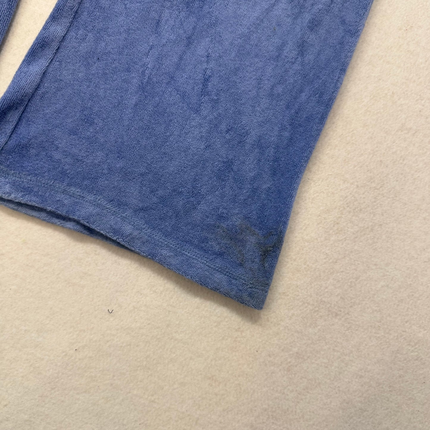 Vintage Juicy Couture Pale Blue Terrycloth Flare Track Pants Drawstring Size M