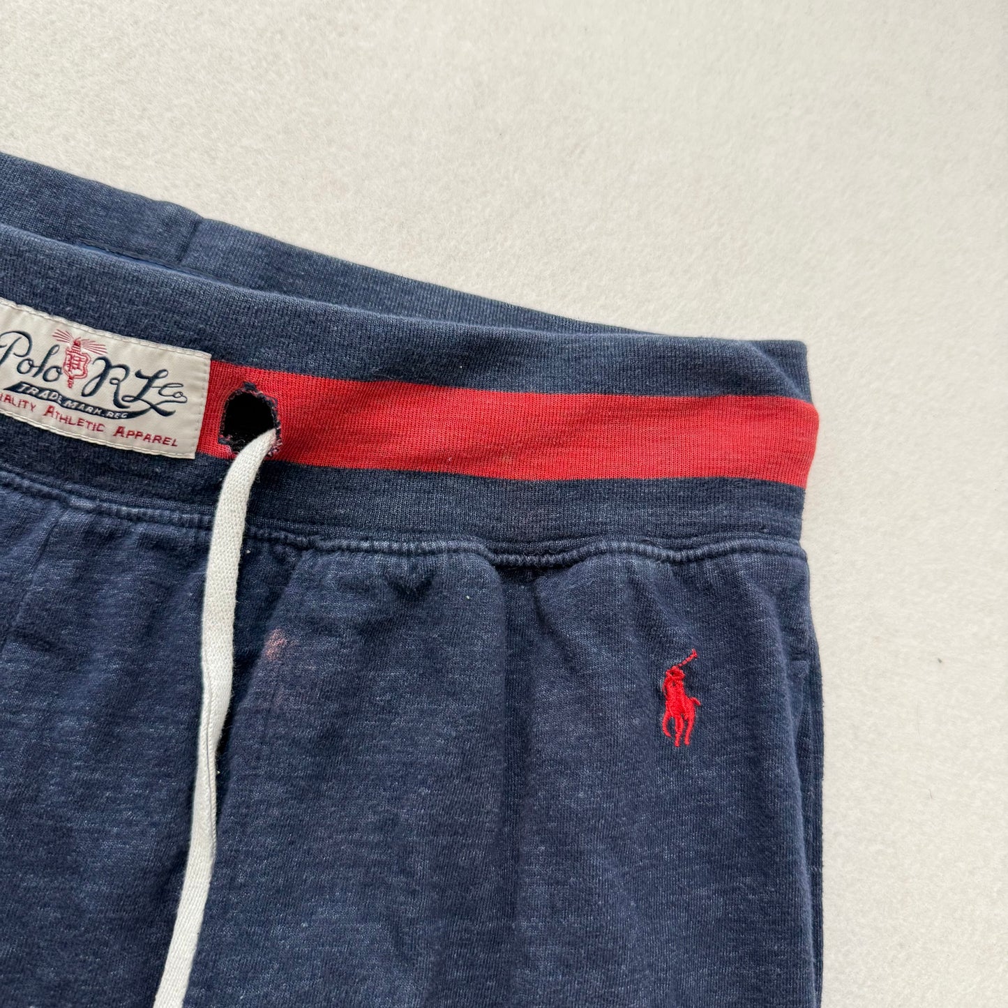 Polo Ralph Lauren Men's Navy Blue Relaxed Fit Sweatpants Loungewear Y2K Size M