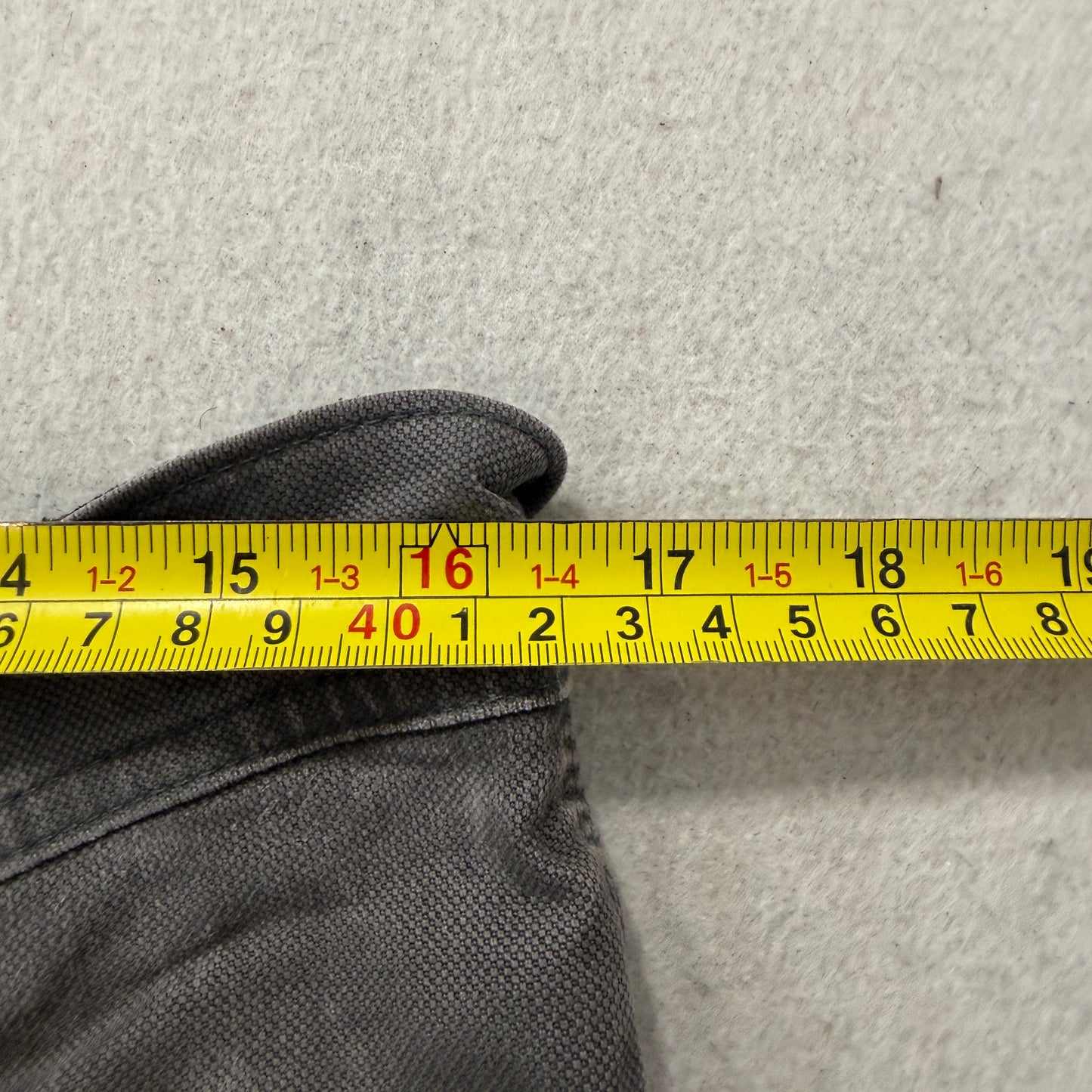Wrangler All Terrain Gear Men's Grey Utility Pants Pockets Classic Size 34x32