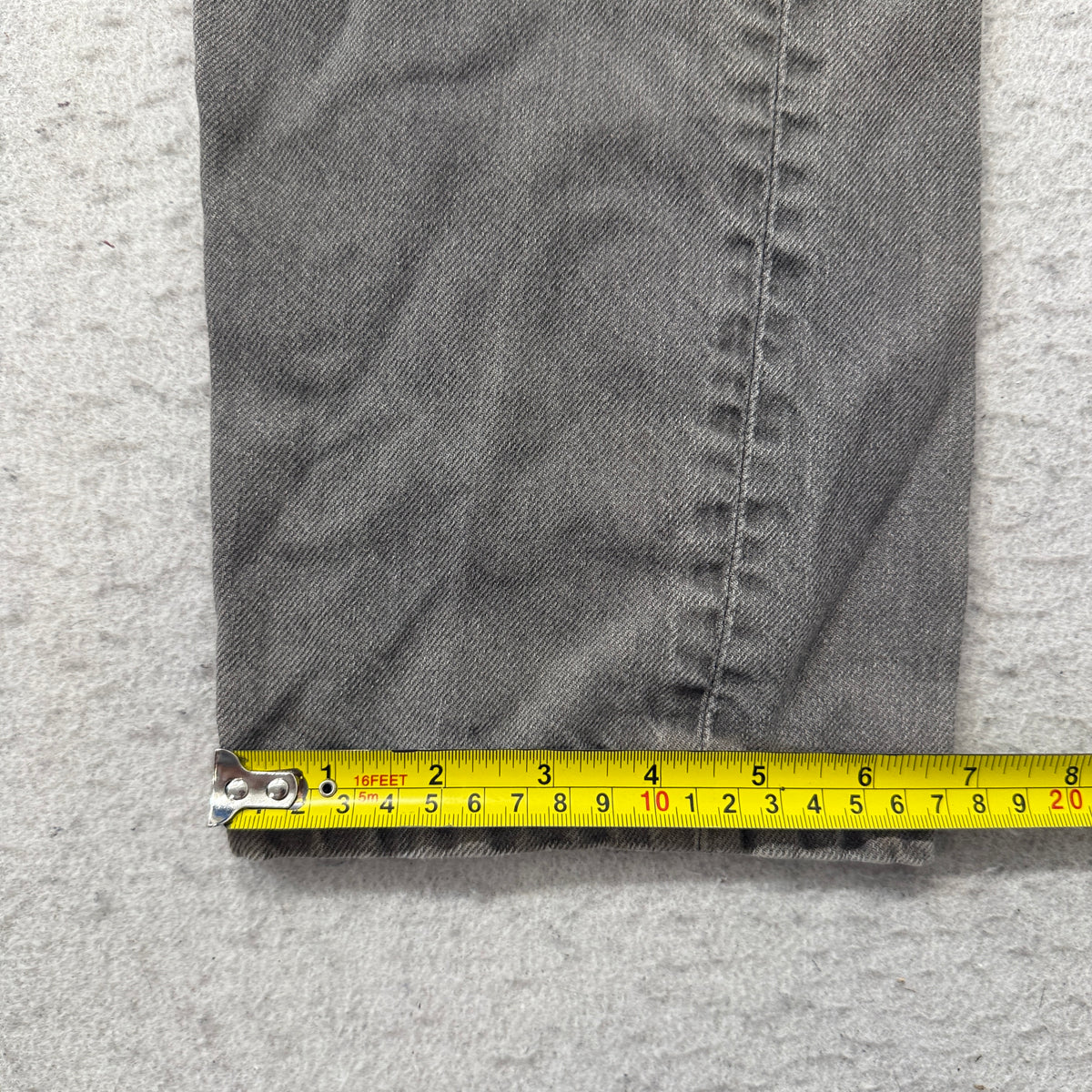 Levis 508 Regular Taper Gray Jeans Size 33x32 photo 6