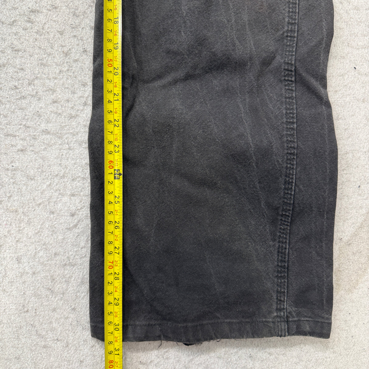 Dickies Carpenter Jeans Men's Black Washed Denim Relaxed Workwear Size 42 photo 5