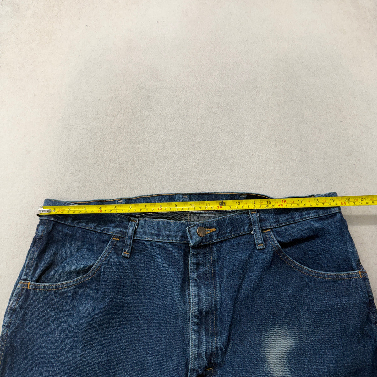 Rustler Dark Wash Denim Jeans Size 40x32 photo 5