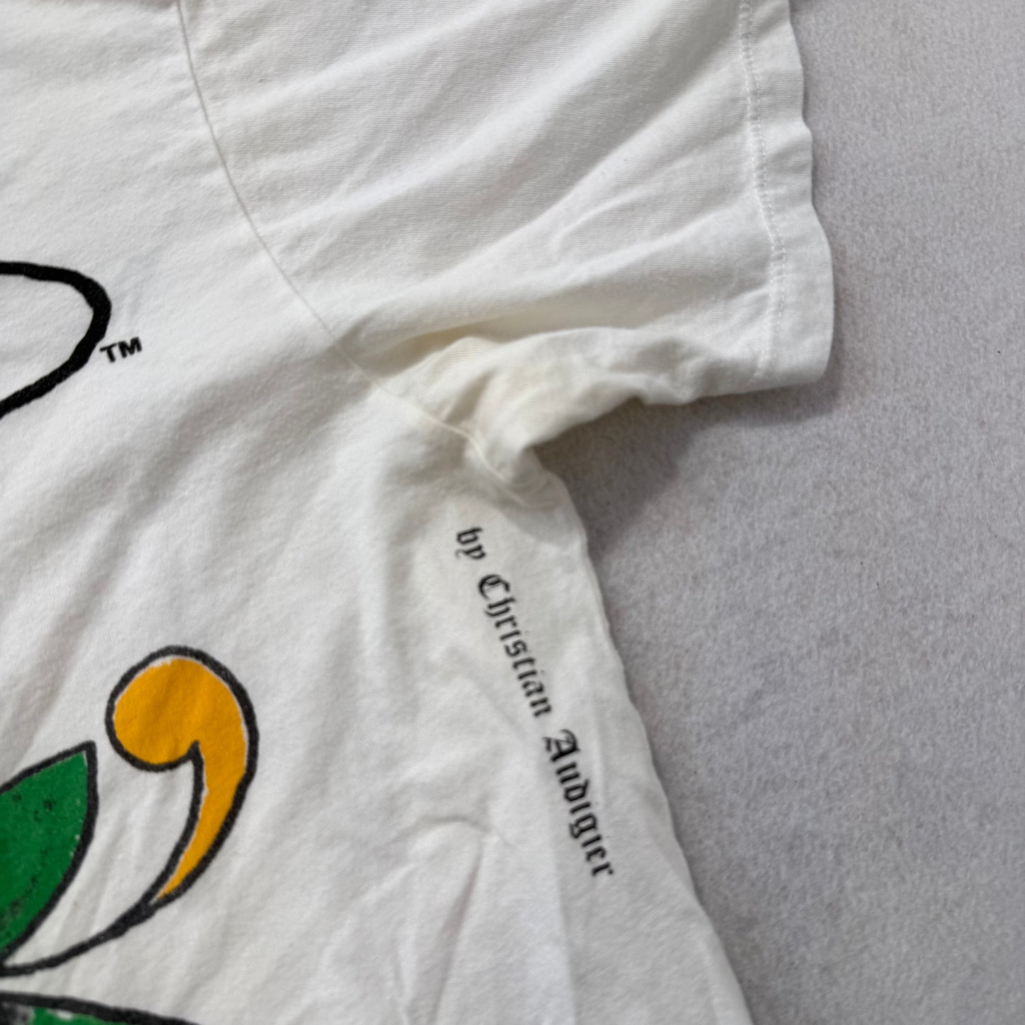 Ed Hardy Men's White Cotton T-Shirt Short Sleeves Skull Graphic Tee Logo Size L