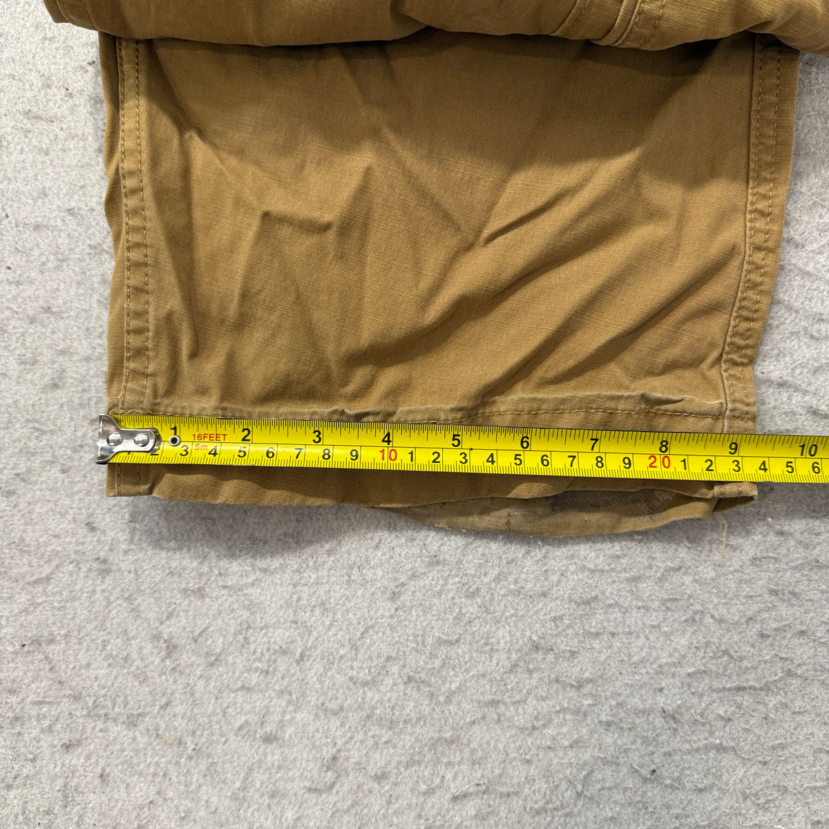 Eddie Bauer Cargo Pants Men's Khaki Tan Cotton Utility Pockets Relaxed Size 42 photo 6