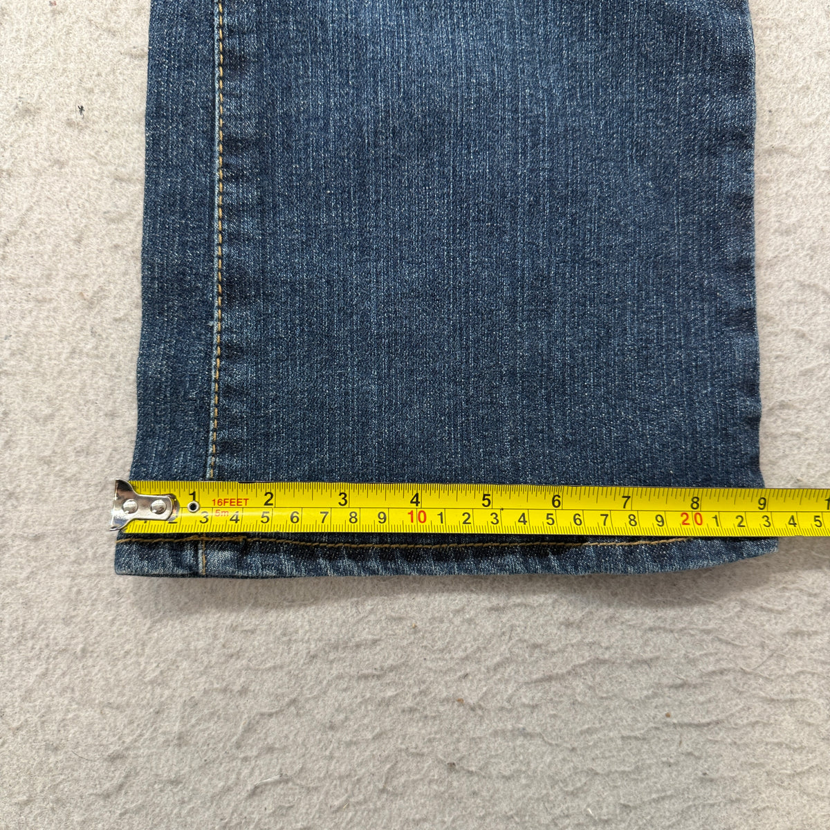 Tommy Jeans Bootcut Jeans Women's Dark Wash Stretch Denim Low Rise Size 11 photo 7