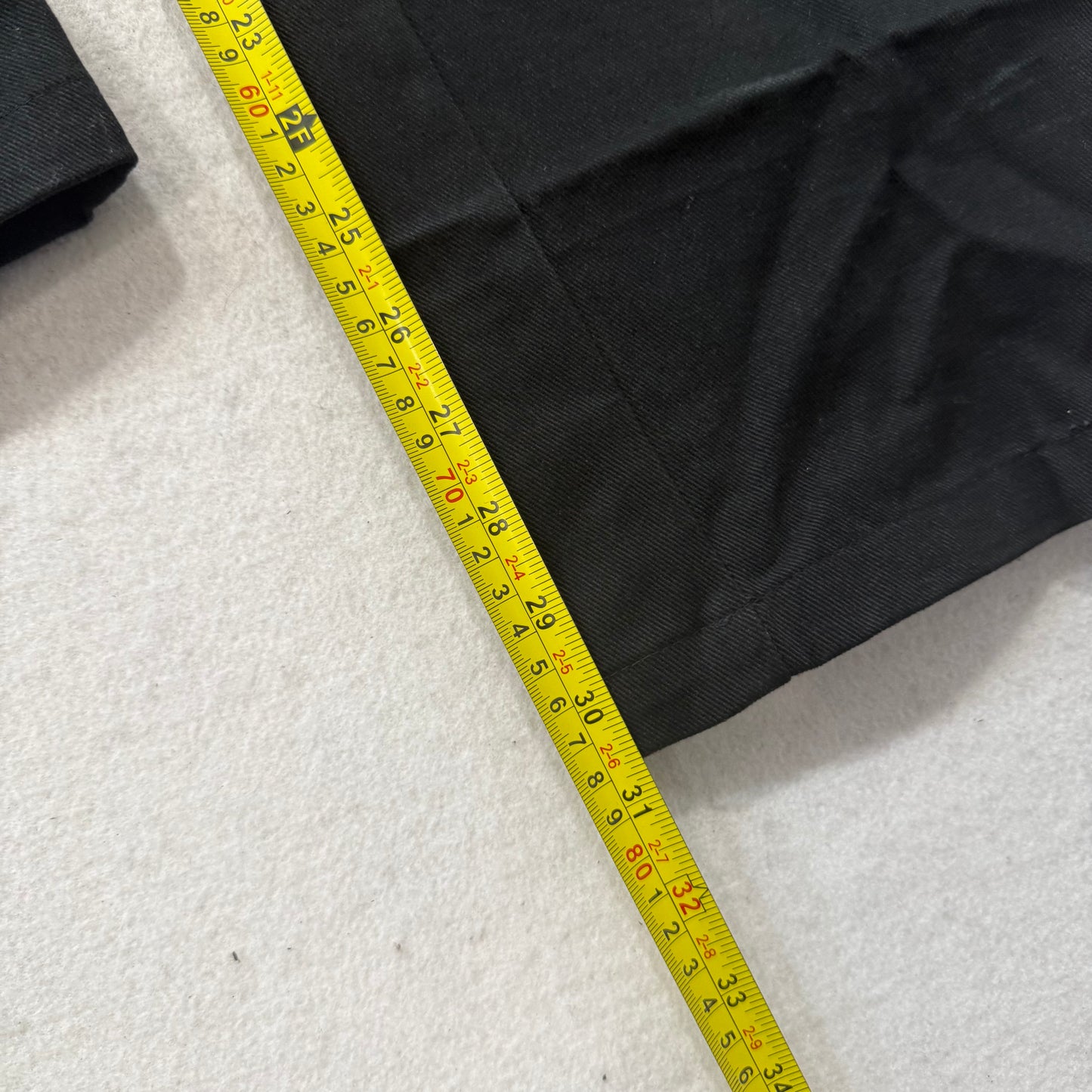 County FB Black Baggy Wide Leg Dress Pants High Rise Relaxed Fit Size 32 x 32