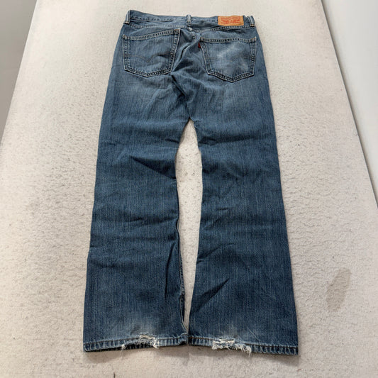Levis 527 Slim Boot Cut Jeans Medium Wash Size 31x30 photo 2
