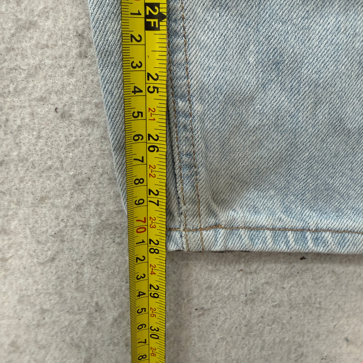 Empyre Men's Blue Denim Jeans Baggy Fit Zip-Fly Pockets Classic Logo Size 30
