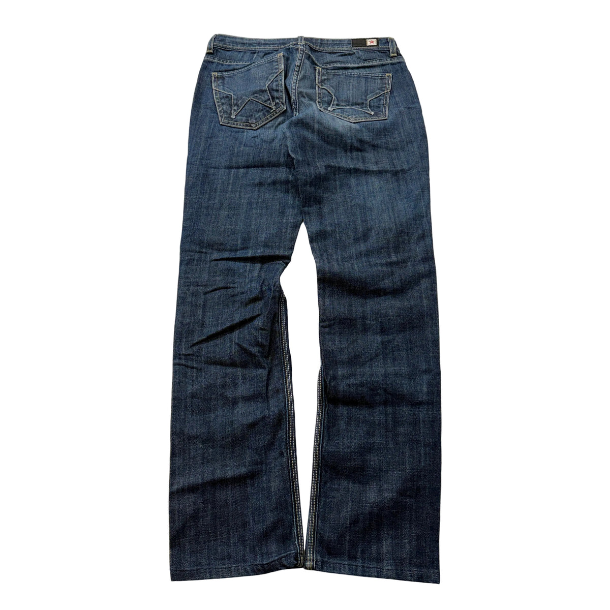 People's Liberation Women's Blue Denim Jeans Bootcut Pockets Classic Size 29