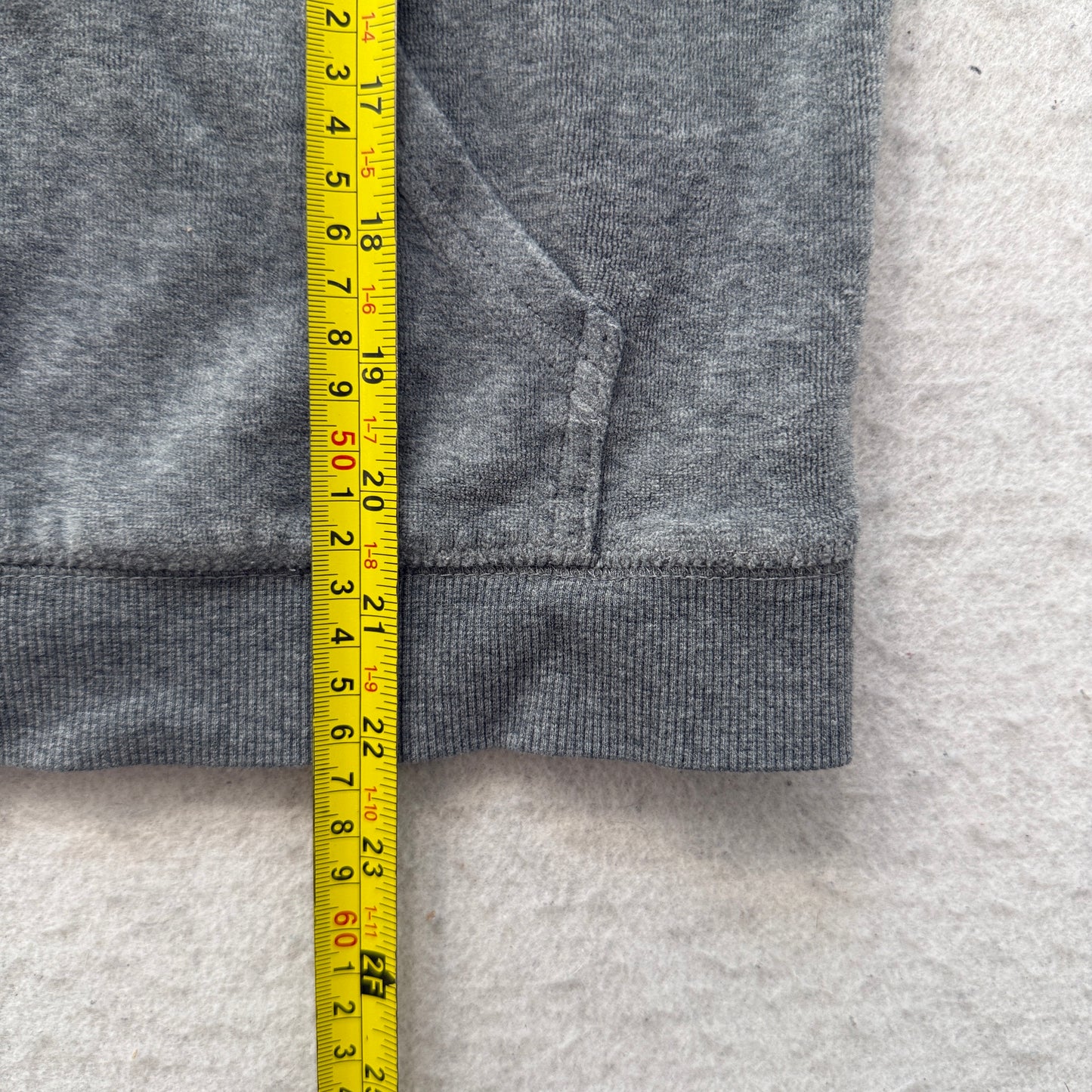 Vintage Juicy Couture Women's Dark Grey Velour Zip-Up Hoodie Drawstring Size S