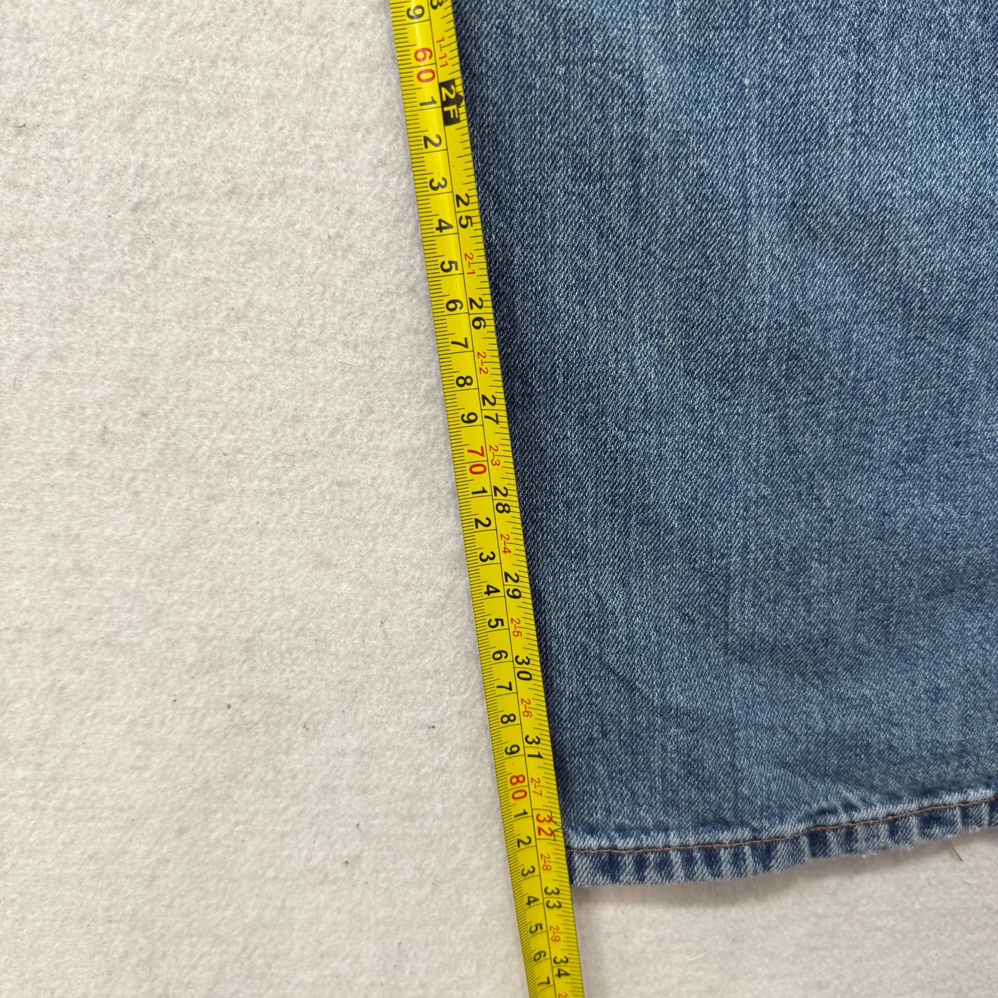 Urban Pipeline Men's Medium Wash Blue Denim Loose Fit Straight Leg Jeans Size 34