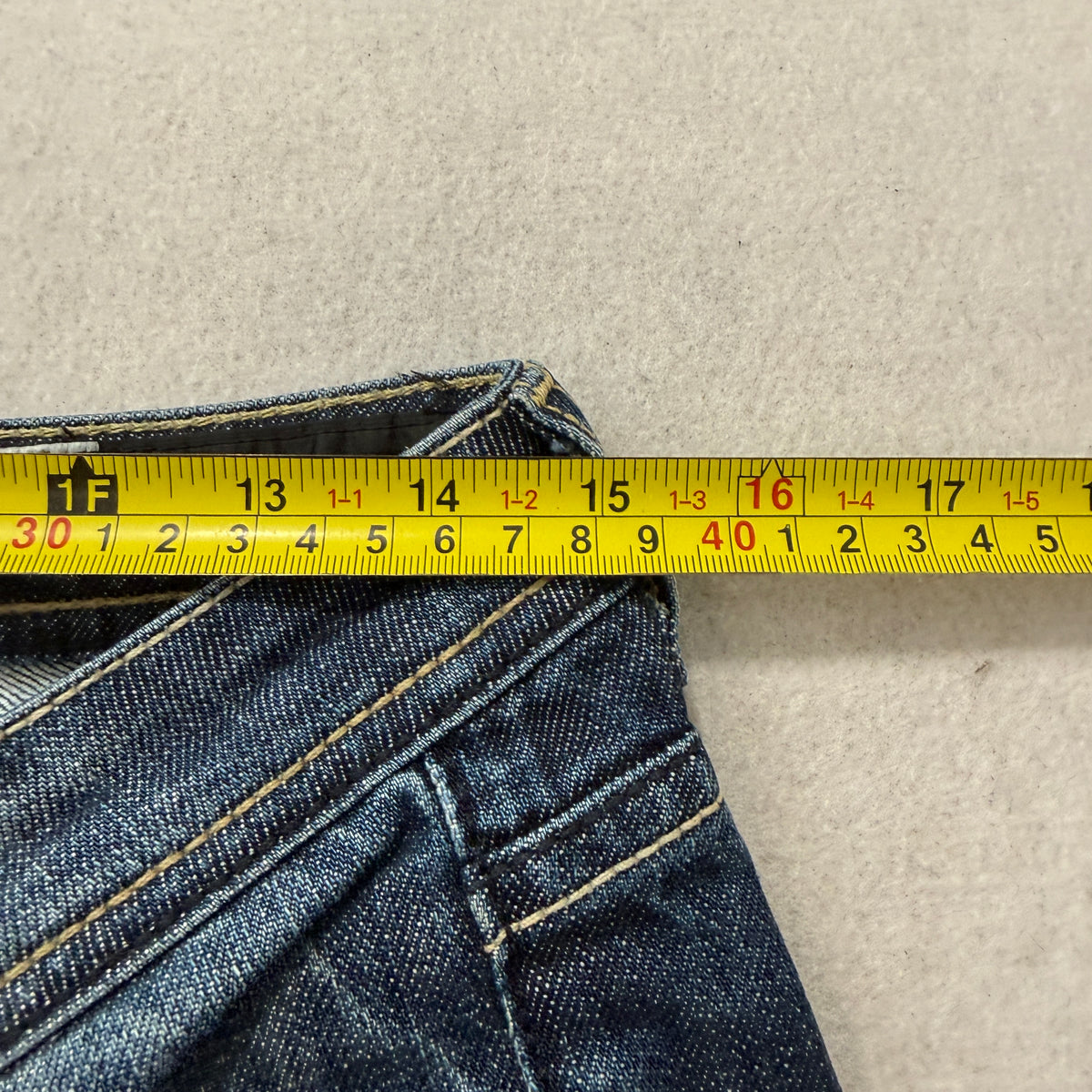 People's Liberation Women's Blue Denim Jeans Bootcut Pockets Classic Size 29