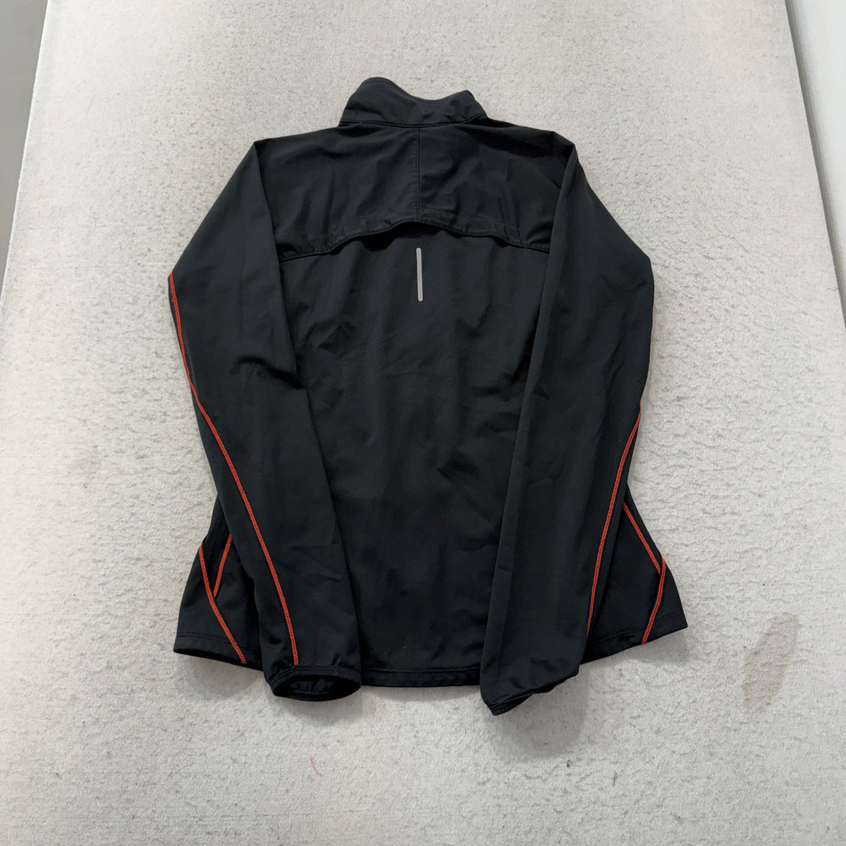Nike Womens Black Full Zip Running Jacket Size M photo 2