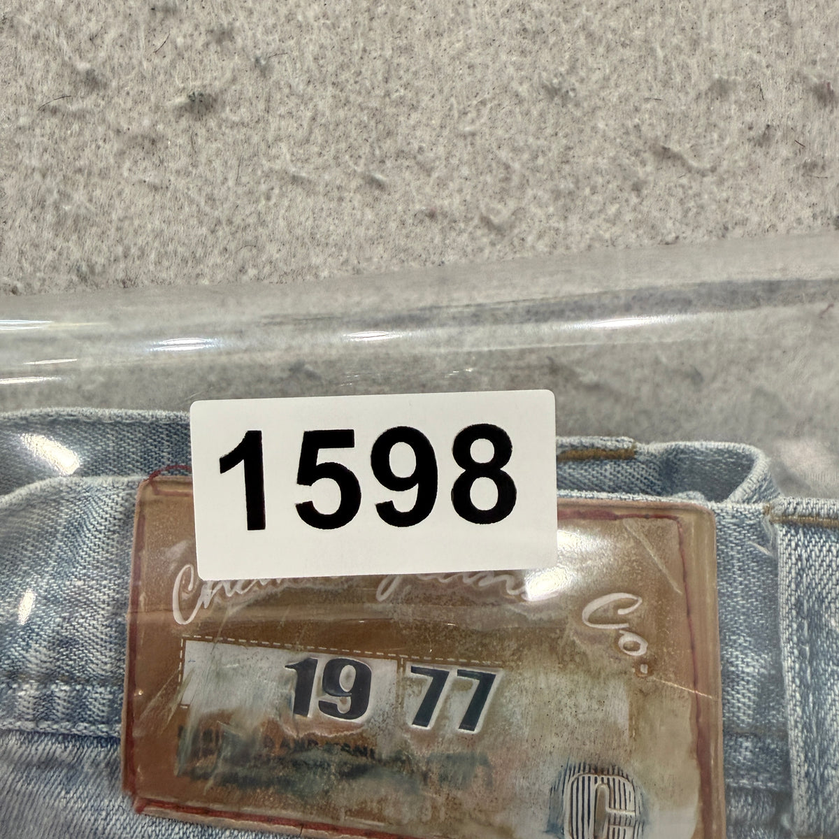 Chams Jeans Boys Light Wash Denim Cargo Shorts Size 10 photo 8