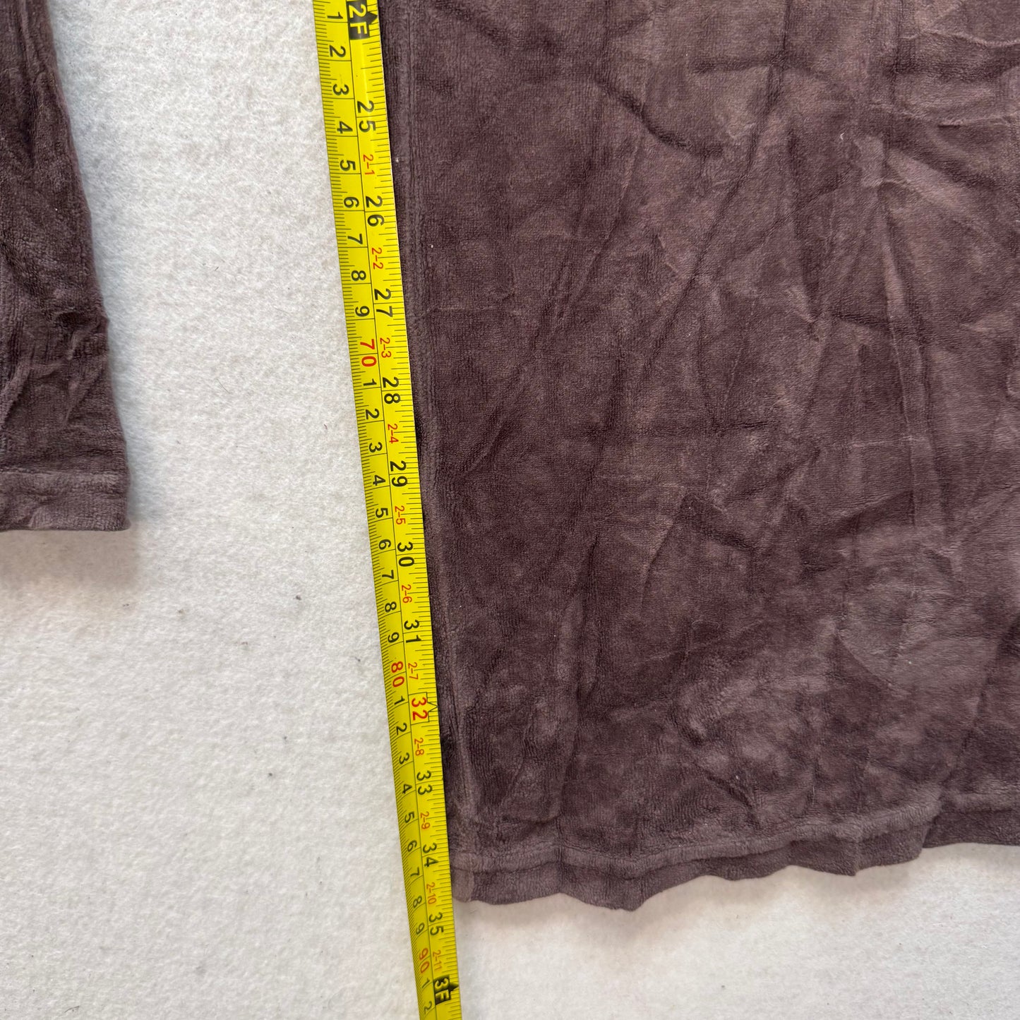 Juicy Couture Brown Velour Tracksuit Set Zip Up Hoodie & Flared Pant Y2K Size M