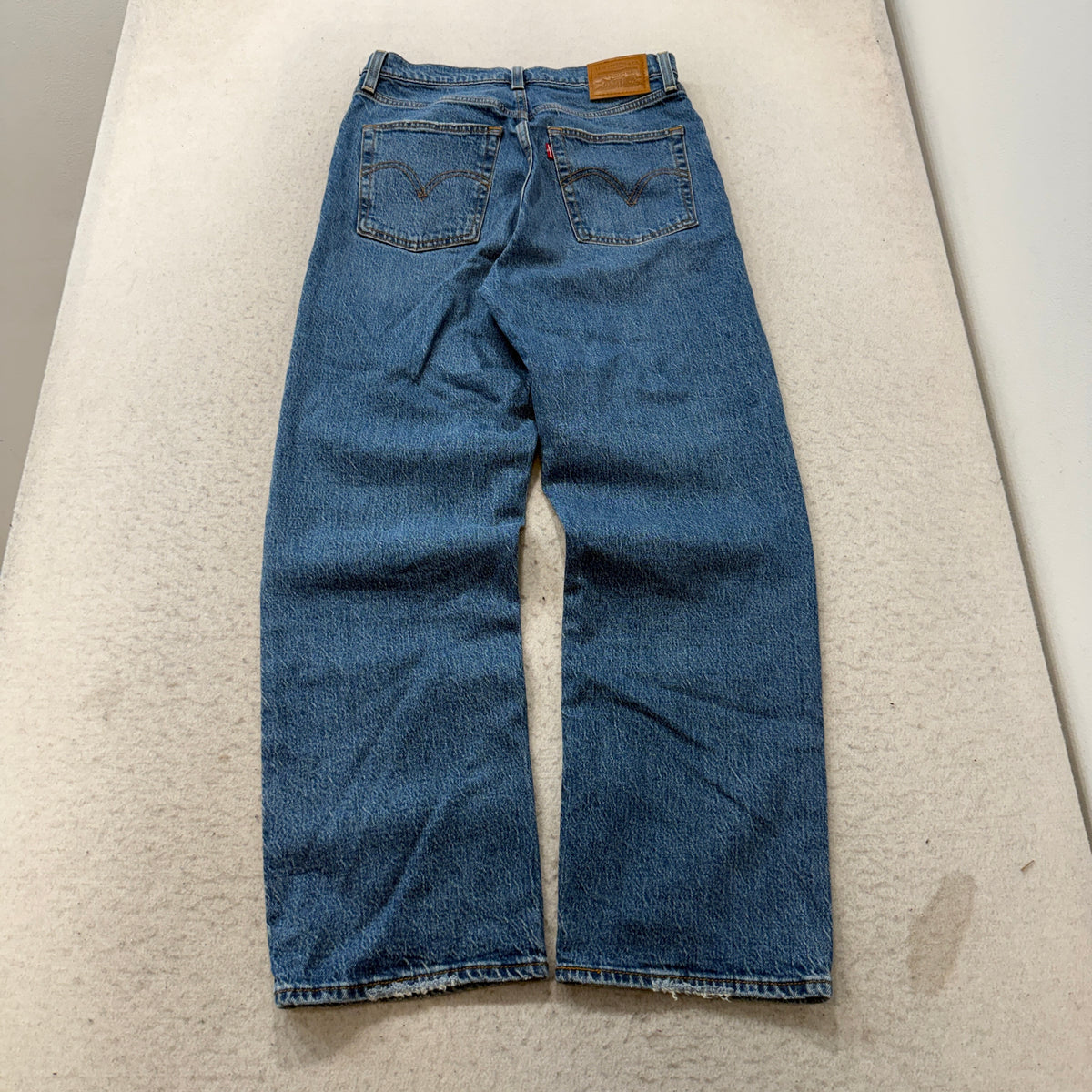 Levi's Ribcage Straight Ankle Jeans Women's Medium Wash High Rise Size 29x29 photo 2