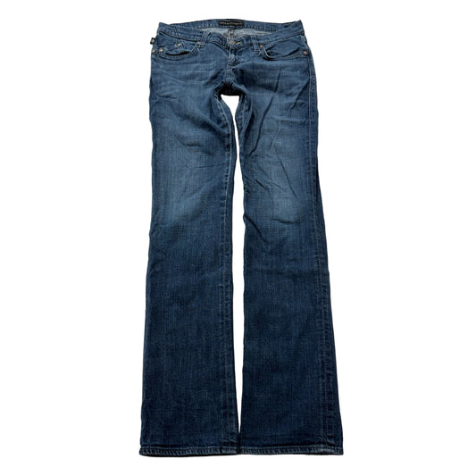 Rock & Republic Women's Blue Denim Jeans Low Rise Bootcut Fit Classic Size 29
