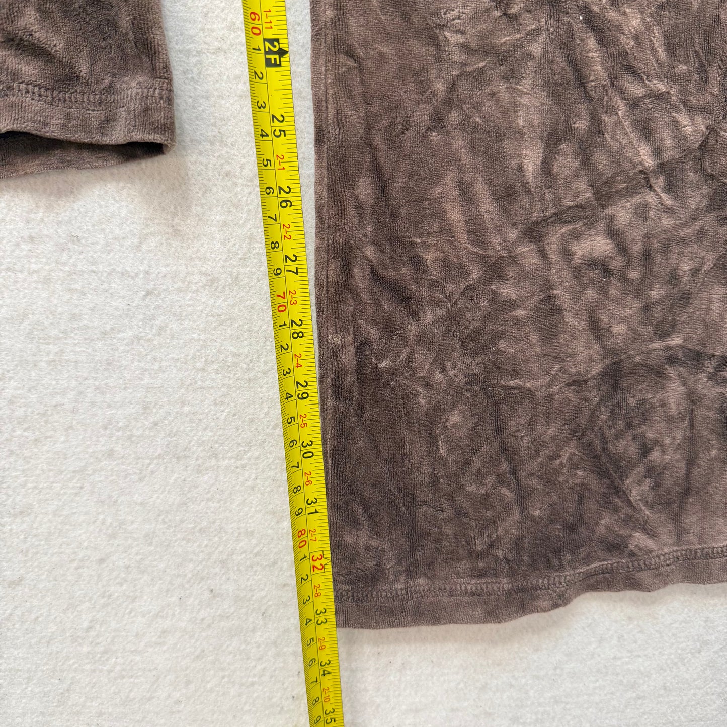 Vintage Juicy Couture Women's Brown Velour Flared Track Pant Crown Logo Size L