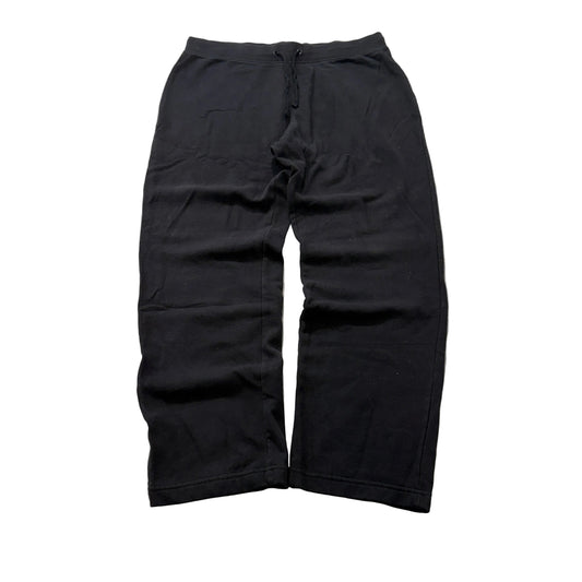 Made for Life Men's Black Sweatpants Drawstring Pockets Relaxed Fit Y2K Size L